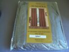 Home Living 1 Gray 54" x 84" Grommet Silk Panel Curtain New in Package NIP