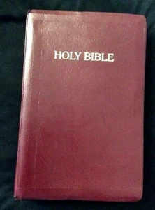 Heilige Bibel Riesendruck roter Brief 1982 Nelson Press neue King James Version - Bild 1 von 7