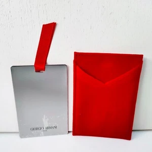 Giorgio Armani Beauty Pocket Mirror Compact Makeup Mirror with Case, Brand New! - Foto 1 di 7
