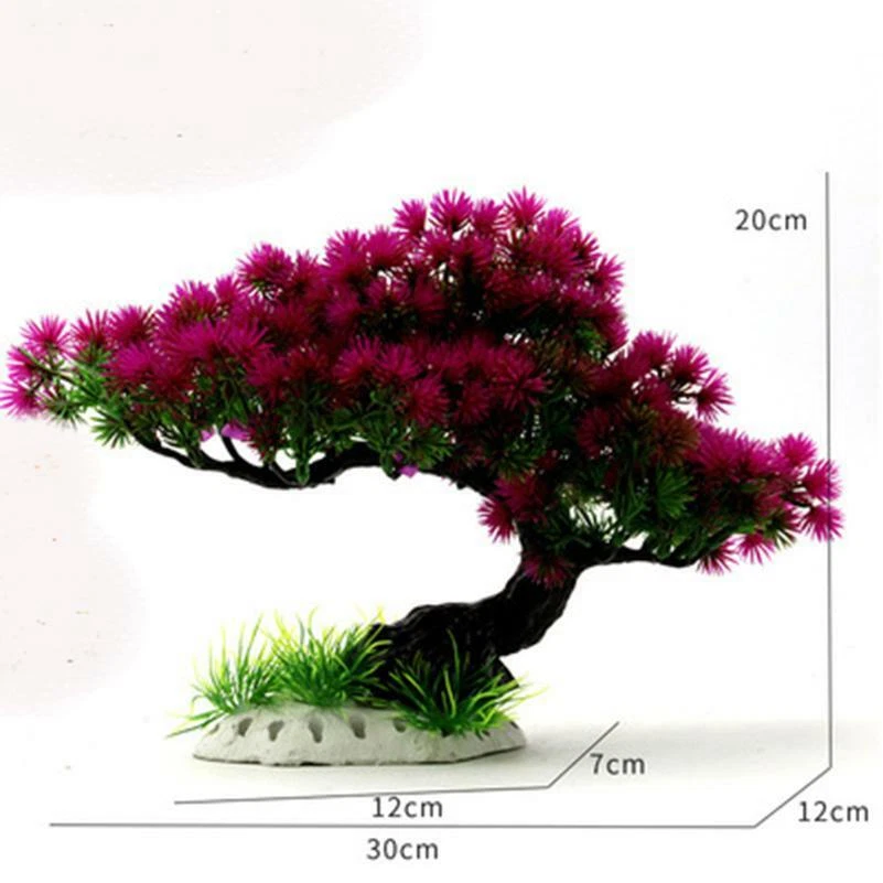 Aquarium Ornaments Simulation Plants Fish Tank Landscaping Decorations         - Image 1 of 2