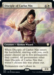 Erweiterte Kunst DISCIPLE OF CAELUS NIN mtg NM-M The Brothers War Commander 1 selten - Bild 1 von 1