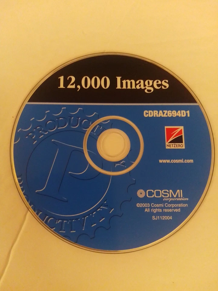 Cosmi 12,000 Images CD-ROM 2003 Edition For Windows 98 to XP LN In Sleeve - Image 1 of 2