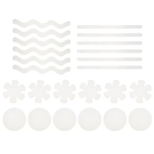 24PCS Bathtub Stickers Stair Non-Slip Adhesive Decals Safety Shower Stickers - Picture 1 of 12