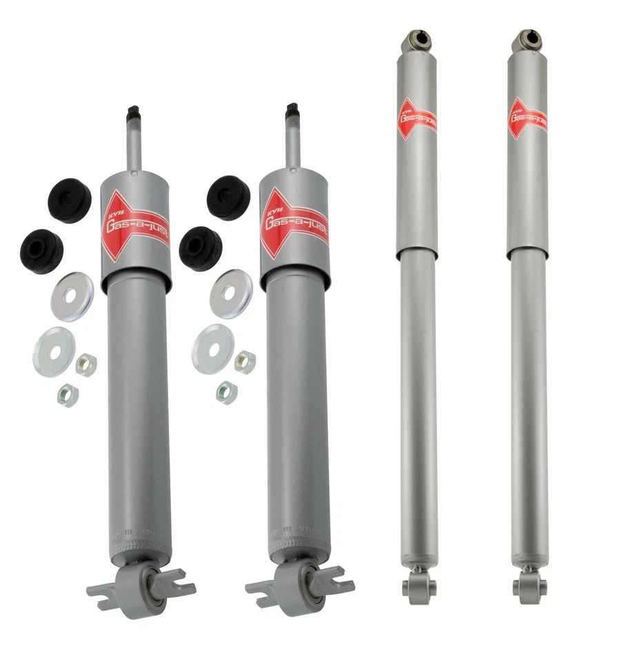 NUEVO Amortiguadores delanteros y traseros KYB Gas-a-Just para Ford Ranger 1998-2000 tracción trasera Foto 1 de 1