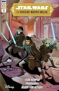 IDW - STAR WARS: HIGH REPUBLIC ADVENTURES #3 - VARIANTE NATHAN 1:10 - CASI NUEVO - GEMINI - Imagen 1 de 1