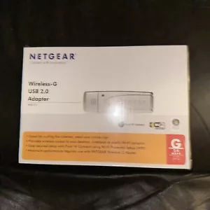 Netgear 54 MBPS Wireless G USB 2.0 Adapter WG111 Sealed New - Picture 1 of 4