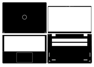 Carbon Vinyl Laptop Sticker Skin Decal Guard Cover for DELL Inspiron 14 5410 14" - Bild 1 von 35