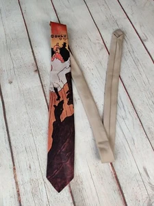 Gray d'ART Vintage Tie 1987 Ralph Marlin Made in USA Necktie "Moulin Rouge" VTG - Picture 1 of 9