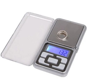 Portable 200g x 0.01g Gram Mini Digital Scale Jewelry Pocket Balance Weight - Picture 1 of 4