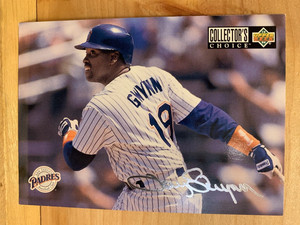 1994 Collector's Choice - San Diego Padres #344 - Tony Gwynn Silver Signature