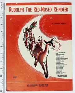 Partituras Rudolph The Red-Nosed Reindeer 1949 - Imagen 1 de 2
