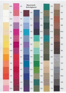 Cinta inclinada ribete ribete algodón poliéster varios colores 1 m - Imagen 1 de 18