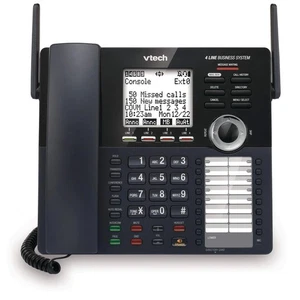 Juego de escritorio de extensión VTech AM18247 para sistema para pequeñas empresas VTech AM18447, negro - Imagen 1 de 2