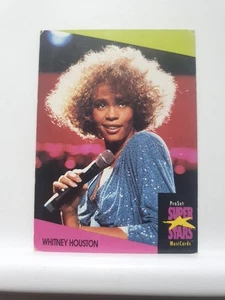 1991 Pro Set, Super Stars, MusiCards, #60 Whitney Houston (P3) - Bild 1 von 2