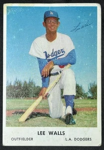 Patatas fritas marca Bell 1962 Lee Walls #56 Los Angeles Dodgers - Imagen 1 de 2