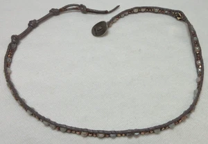 Chan Luu Wickelarmband - Leder, 925 Sterling & Edelstein verstellbar #26 - Bild 1 von 9