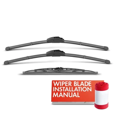 Limpiaparabrisas 3 piezas 22" y 21" y 14" para Saturn SC2 SC1 93-02 SW2 93-01 Foto 1 de 4