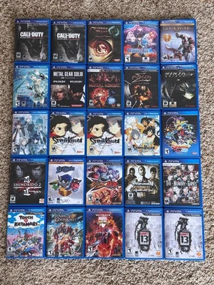 Playstation PS Vita Games "USA" - COD, GOW, Nonary, Senran, SFX, Trails & more - Image 1 of 3