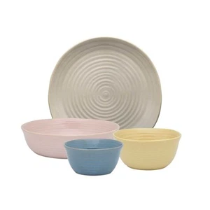 Ecology Ottawa 4 Piece Dinner Set - Multicolour - Picture 1 of 6
