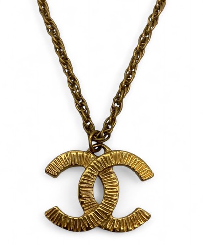 Collana CHANEL Coco Mark catena autentica 3868