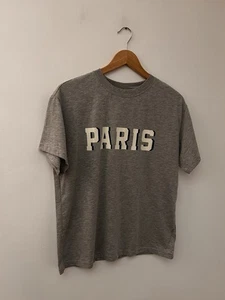H&M Light gray melange/Paris T Shirt Size Small - Picture 1 of 2