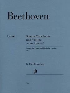 Beethoven Sonata Piano & Violin A Major Op 47 Henle Urtext Sheet Music Book - Picture 1 of 1