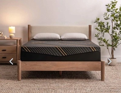 3Z Sharon's 13" Medium Soft Queen Mattress Black Yellow New In a Box - Image 1 of 2