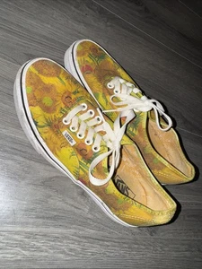 VANS Vincent Van Gogh x Sunflowers Van Gogh Museum Amsterdam Mens Size 7 - Picture 1 of 5