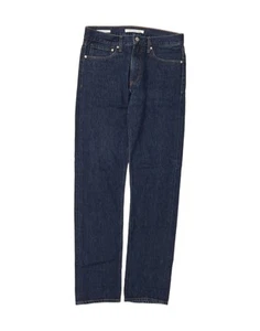 CALVIN KLEIN Mens Straight Jeans W31 L34 Blue Cotton CB07 - Picture 1 of 3