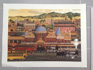 HERB FILMORE GRAND STATION SIGNED AND NUMBERED DELUXE LIMITED EDITION SERIGRAPH - Picture 1 of 1