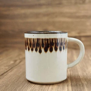 BLUT'S rokuro Hand-drawn Coffee Mug Ceramic Travel Mug Gift Afternoon Tea Cup - Picture 1 of 6