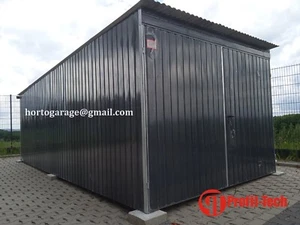 Blechgarage Container Stahlgarage Mehrzweckgarage Garage Schuppen Metallgarage. - Bild 1 von 2