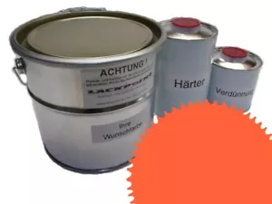3,5 Liter Set 2K Autolack RAL 2003 Pastellorange Acryl Glänzend Lackpoint UNI ! - Bild 1 von 1