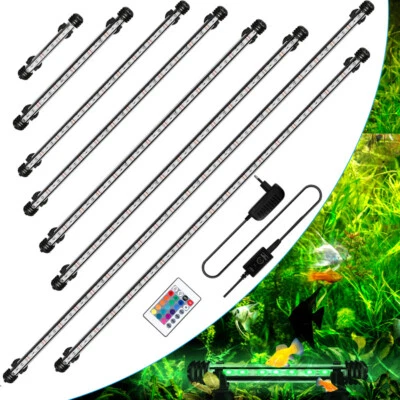 18-112cm LED Aquarium RGB Salzwasserfische Unterwasser Aquarium Lampe Lampe
