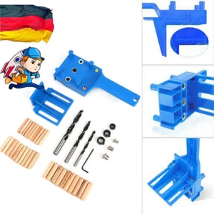 Bohrlehre Holzbearbeitung Dübel Bohrschablone Handheld Bohrloch Jig Bohrhilfe - Bild 1 von 1