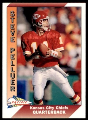 1991 Pacific Steve Pelluer . Kansas City Chiefs #216 - Image 1 of 2