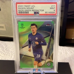 2020 Topps Finest Mason Mount Green Refractor 81/99 PSA 10 - Picture 1 of 2