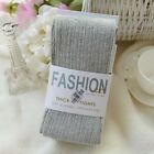 Women Cable Knit Warm Socks Footed Tights Stretch Stockings Winter Pantyhose