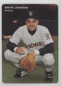 1995 Mother's Cookies San Diego Padres Brian Johnson #10