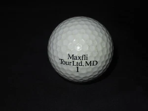 MAXFLI TOUR MD Ltd Golf Ball Dropped ILLEGAL icosahedral Dimple Golfball  - Picture 1 of 3