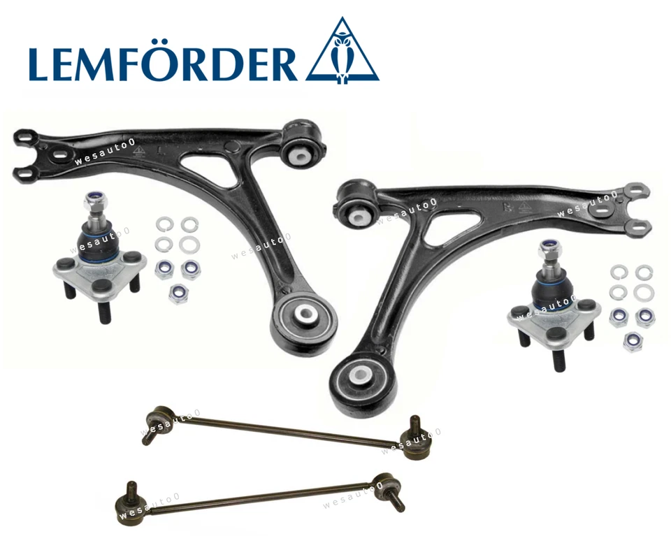 For Audi TT Front Lower Control Arm Ball Joint Sway Bar Link Kit Lt/Rt 6pcs OEM - Image 1 of 1