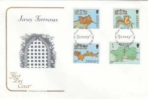 (110155) Fortresses GB Jersey Cotswold FDC 1980 - Picture 1 of 1