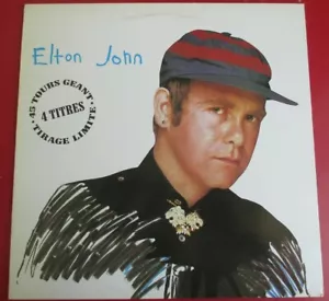 ELTON JOHN - FRANCE 4 TRACKS LIMITED EDITION 12" SINGLE "DEAR GOD" - Bild 1 von 2