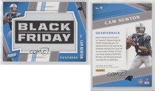 2016 Panini Black Friday Football Manufactured Cam Newton #9 Patch