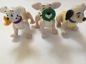 DISNEY DALMATIONS PUPPIES CHRISTMAS ORNAMENT DECORATION TOY SET OF 3 - Picture 1 of 10