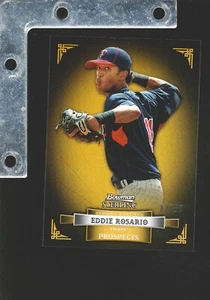 Bowman Sterling Prospects 2012 #BSP35 Eddie Rosario refractor de oro #33/50 gemelos - Imagen 1 de 1