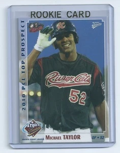 Michael Taylor 2010 Triple A Multi Ad Sports PCL River Cats Rookie Card - Bild 1 von 1