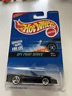 1996 Hot Wheels Spy Print Series Custom Corvette Black w/Chrome 3 spoke wheels Only C$7.00 on eBay