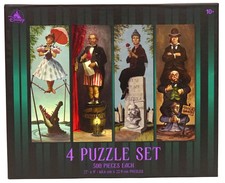 New Disney Parks The Haunted Mansion Stretching Portraits Room 4 Puzzle Set
