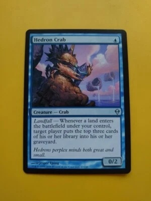 Hedron Crab, Zendikar MTG Card. - Image 1 of 4